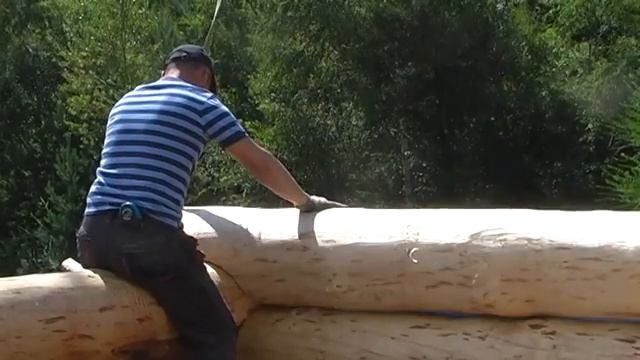 Подъехали рубщик сруб бревно осаживание прилегание 1 смотреть онлайн