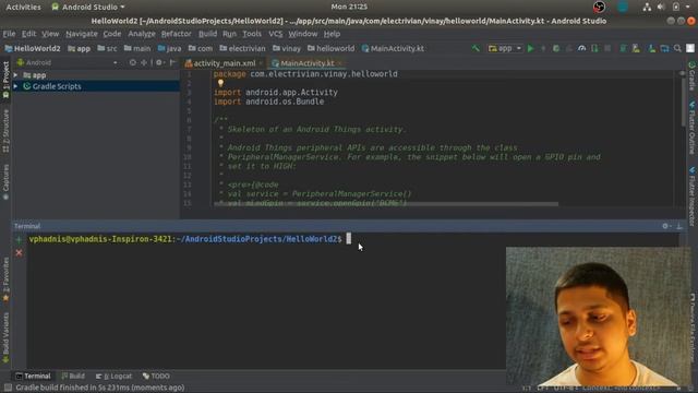 Running Android Things apps on Raspberry Pi 3 смотреть онлайн