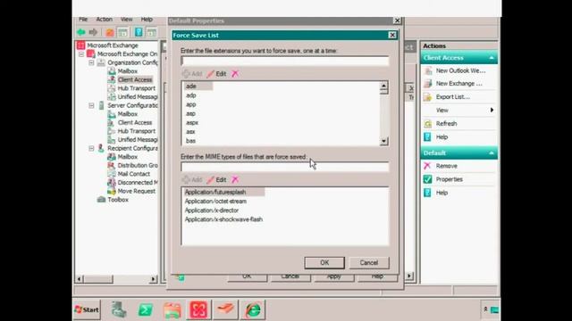 How to Configuration Client Access Server Role Outlook, OWA, and the Exchange Control Panel. смотреть онлайн