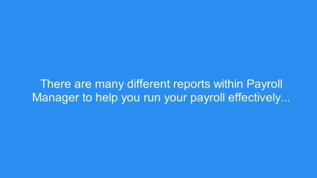 Payroll Manager Demo смотреть онлайн