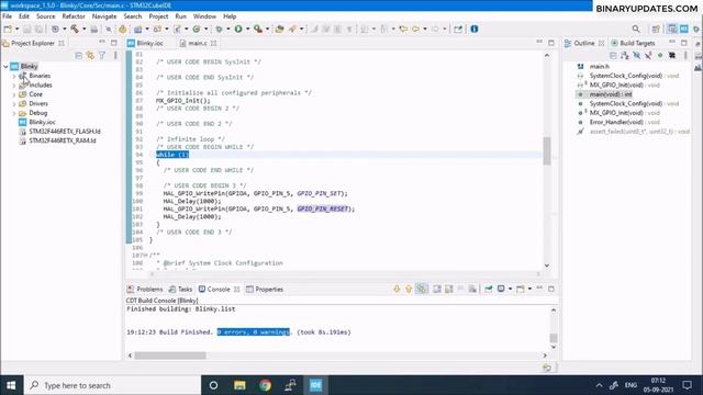 STM32F4 Nucleo Tutorial- Control GPIO LED Switch смотреть онлайн