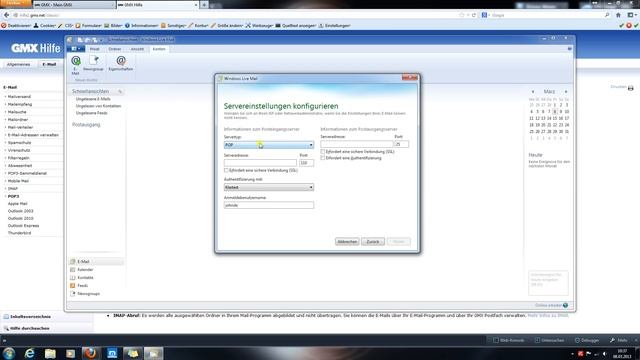 Gmx Konto auf Windows LiveMail einrichten смотреть онлайн