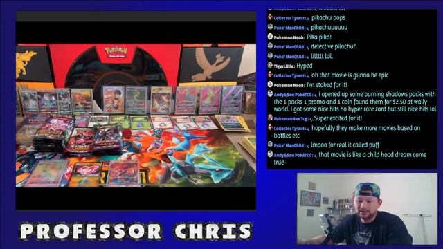 Wednesday Pokemon Card Live opening W/Pokemon Professor Chris смотреть онлайн