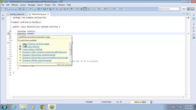 Android: Coding in the Activity смотреть онлайн