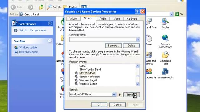 Changing the startup sound in Windows XP смотреть онлайн