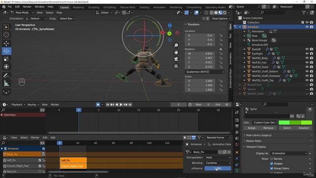51. Creating the crouch left back cycle смотреть онлайн
