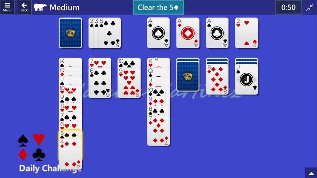 Microsoft Solitaire Collection | Klondike - Medium | June 10, 2021 | Daily Challenges смотреть онлайн