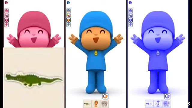 Learn Colors With Talking Pocoyo And Talking Tom ► Colours For Kids Children! New Funny Baby Videos