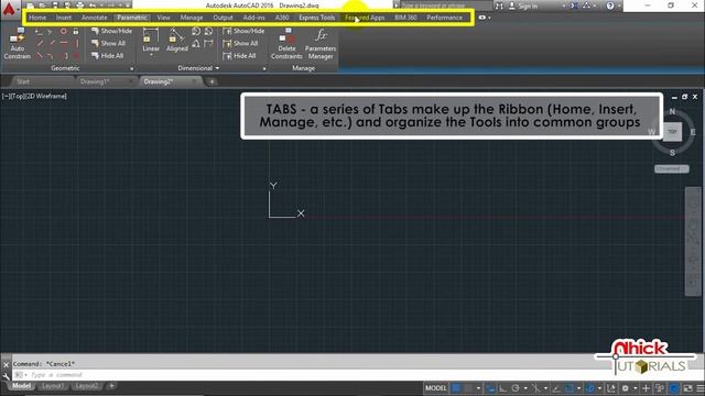 Lesson 1.2_AUTOCAD GRAPHICS WINDOW INTERFACE смотреть онлайн