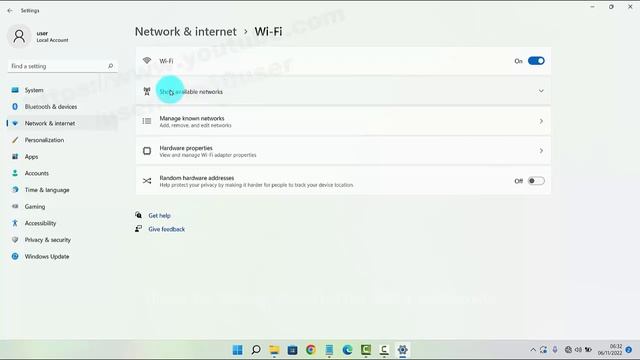 Windows 11 Home : How to Show Available WiFi network смотреть онлайн