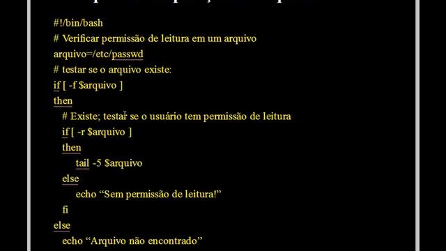 Shell Scripting - Comparando arquivos e diretórios com comando test - 16 - Linux смотреть онлайн