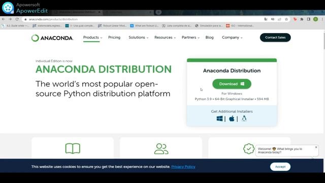 Tutorial instalación Python y Anaconda Windows смотреть онлайн