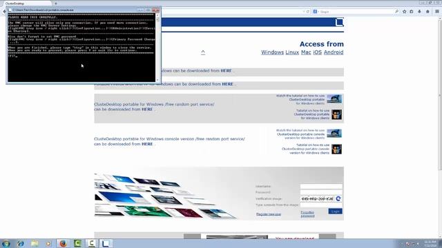 ClusterDesktop How-to use Windows Portable Console смотреть онлайн
