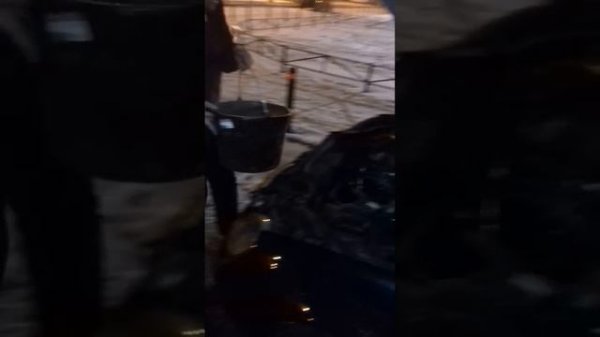 Облили КИПЯТКОМ мерсодизель, вот что получилось!