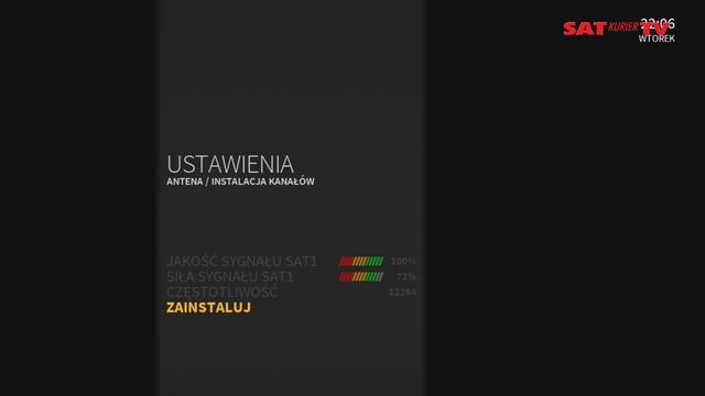 Wideotest: dekoder EVOBOX PVR - cz. V ustawienia - SAT Kurier TV смотреть онлайн