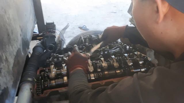 tune up engine/ adjust valve clearance isuzu elf 4hg1 смотреть онлайн