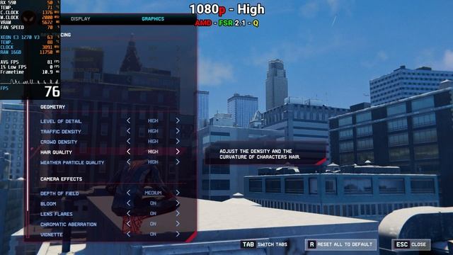 Spider-Man: Miles Morales | AMD RX 590 8GB + Xeon E3 1270 V3 / i7 4790 | 1080p, (v.Low \ v.High) смотреть онлайн