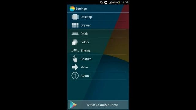 KitKat Launcher Android смотреть онлайн