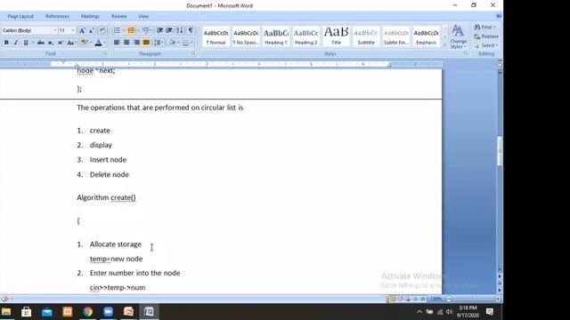 circular linked list смотреть онлайн