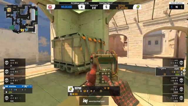 M80 vs. Wildcard - Map 1 [Mirage] - ESL Challenger League S47 - NA смотреть онлайн
