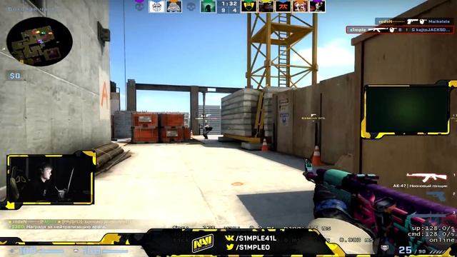 СИМПЛУ НЕ ВЕЗЕТ ВСЮ ИГРУ НА FPL | НЕУДАЧНАЯ КАТКА S1MPLE НА FPL