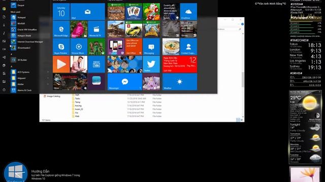 Mang File Explorer Windows 7 trở lại Windows 10 смотреть онлайн