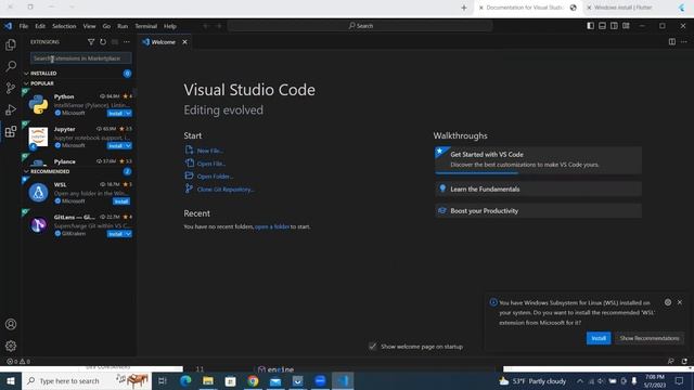 How to install Flutter , Visual Studio Code, and vysor on Windows [Arabic] смотреть онлайн