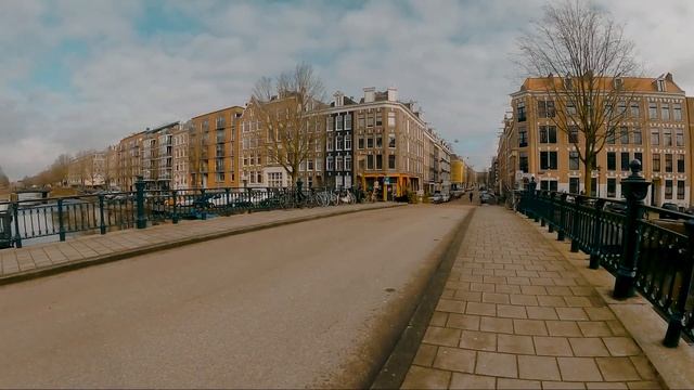 [2.7k60p GoPro Max] Walk from the Vondelpark to the Jordaan in Amsterdam with relaxing music | ASRM смотреть онлайн