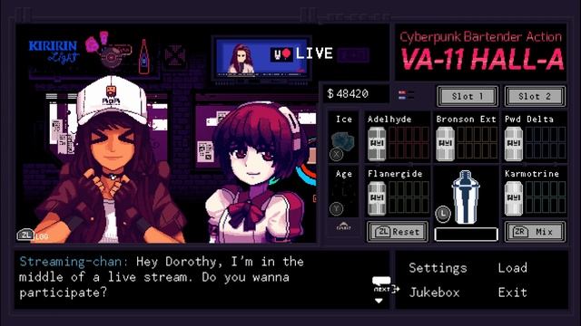 VA-11 HALL-A: Cyberpunk Bartender Action (Part 33) - A Camgirl and a Lilim! смотреть онлайн