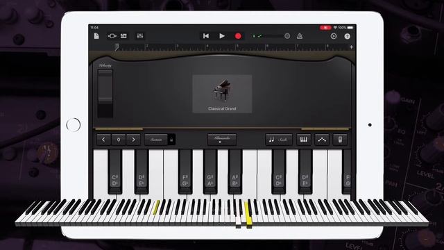 Bach - The Well Tempered Clavier Part 1 BWV 850 Fugue Piano Cover in Garageband | iPad/iPhone iOS смотреть онлайн