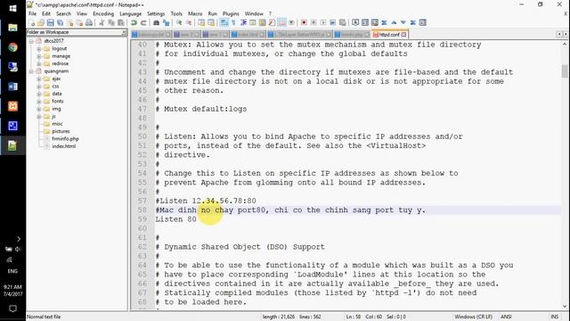 Change port Apache смотреть онлайн