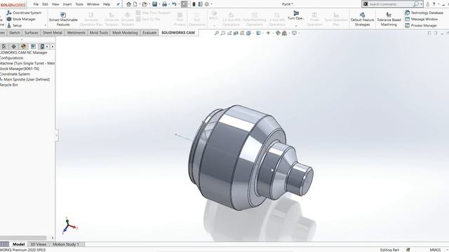 Solidworks CAM Turning CNC turning Tutorial in Hindi #BTech_Engineers смотреть онлайн
