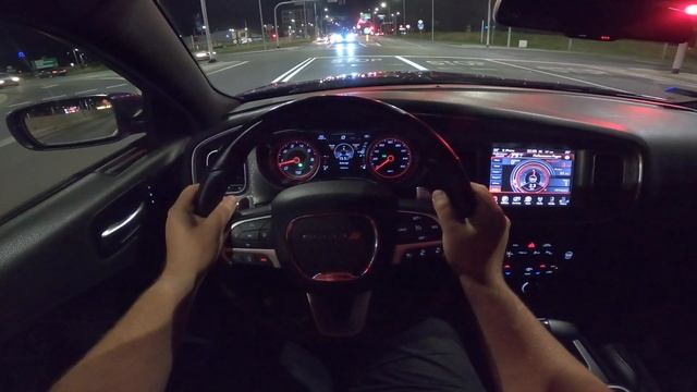 2017 Dodge Charger R/T Super Track Pack 5.7 V8 HEMI POV Test Drive exhaust sound and launch control смотреть онлайн