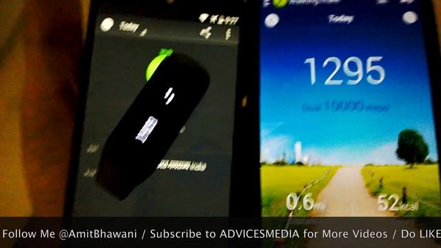 Nexus 5 Pedometer Moves APP Vs Note 3 S-Health Vs FitBit Steps Tracker смотреть онлайн