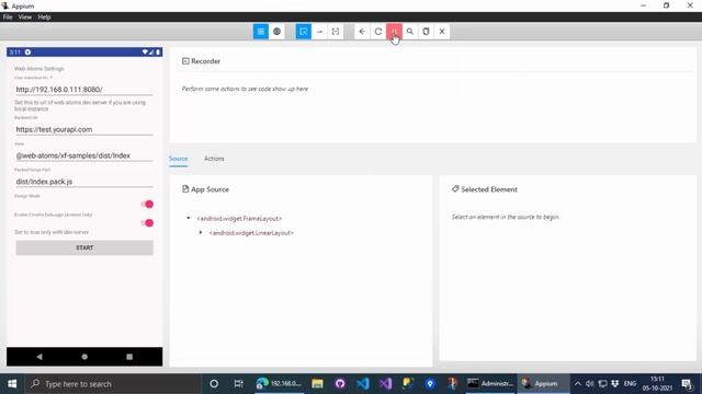 Appium Installation for Web Atoms on Windows смотреть онлайн