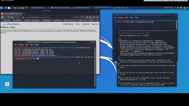 winrar path traversal powershell смотреть онлайн