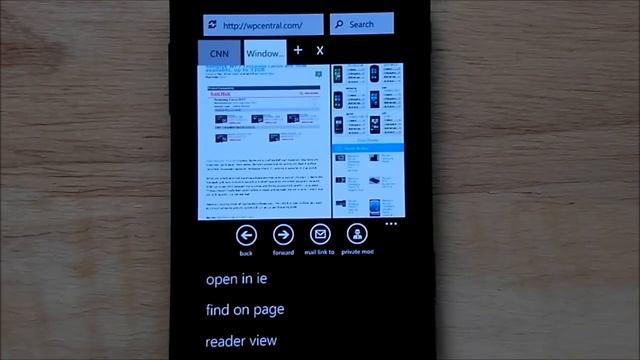 Browser+ brings tabbed and incognito browsing to Windows Phone 7 смотреть онлайн