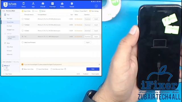 Fix iPhone 7 or 7 Plus Stuck on Apple Logo or Boot Loop Without Remove Nand Urdu language смотреть онлайн