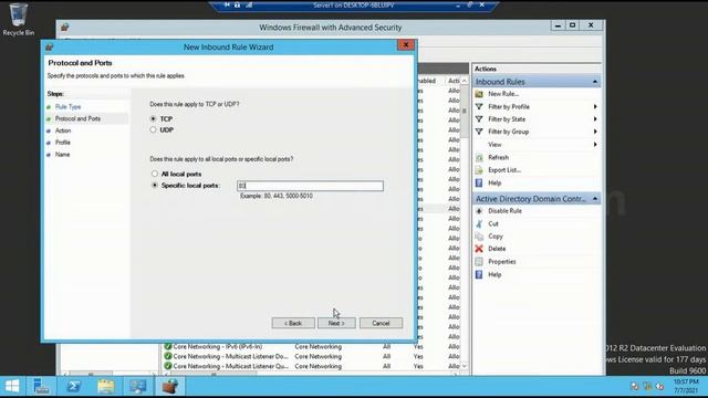 Windows Server Tutorial 11- What is Windows Firewall | How to Configure Windows Firewall Rule #Fire смотреть онлайн