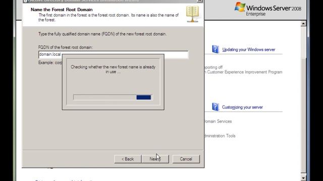 How to install Active Directory Domain Services on Server 2008 смотреть онлайн
