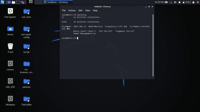 How to Start/Stop wlan0mon on Kali Linux for wifi hacking смотреть онлайн