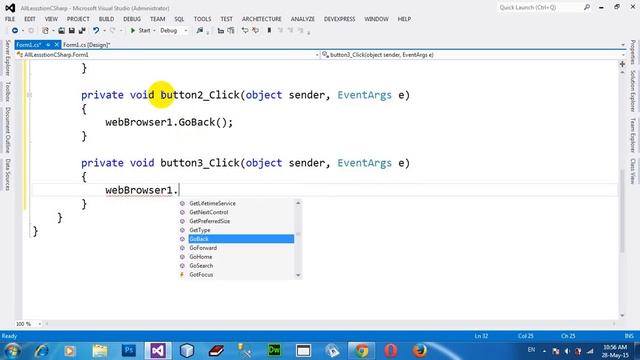 How To Make A Simple Web Browser In C# NET смотреть онлайн