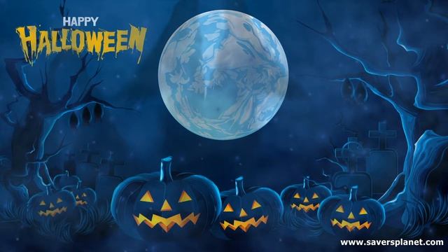 Halloween Moon Screensaver - Free Screensaver for Windows смотреть онлайн