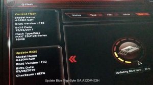 [ Tutorial ]  Update Bios GIGABYTE GA A320M S2H (Rev 1.x)
