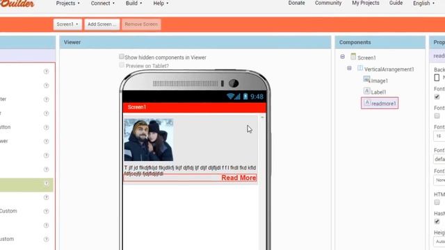 Android App Appy Builder Design Tutorial Arrangement Shadow + Rounded Corner + Label Clickable смотреть онлайн