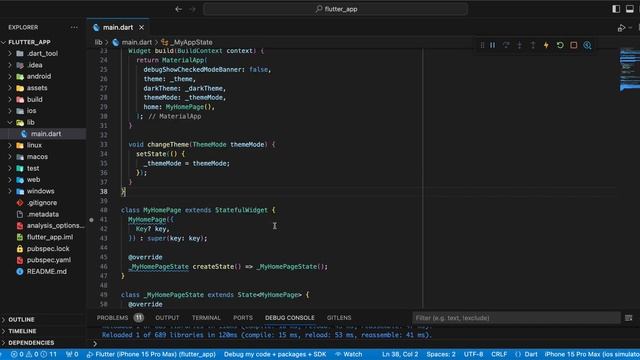 Flutter Switch Theme смотреть онлайн