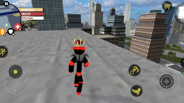 Stickman Rope Hero | MASSIVE HELICOPTER ATTACK | Android GamePlay FHD