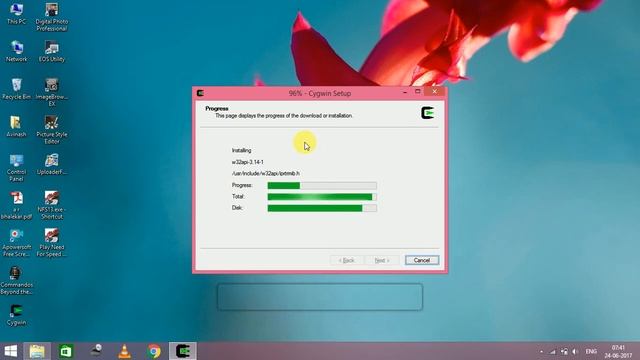 Cygwin Installation Tutorial (Android kitchen) смотреть онлайн