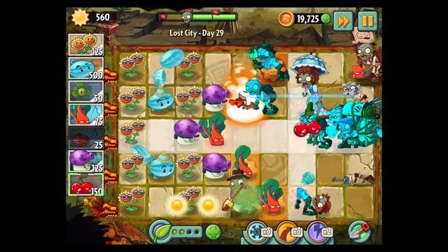 Plants VS Zombies 2 - Lost City - Day 29 - iOS / Android - Walktrough Gameplay смотреть онлайн