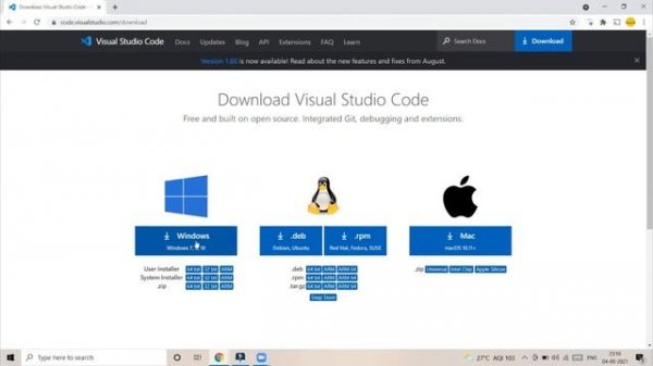 1. Django Install Visual Studio code